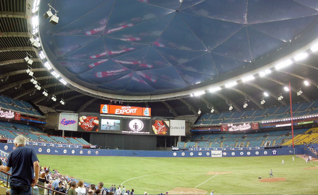The interior of Olympic Stadium in Montreal taken in 2006
